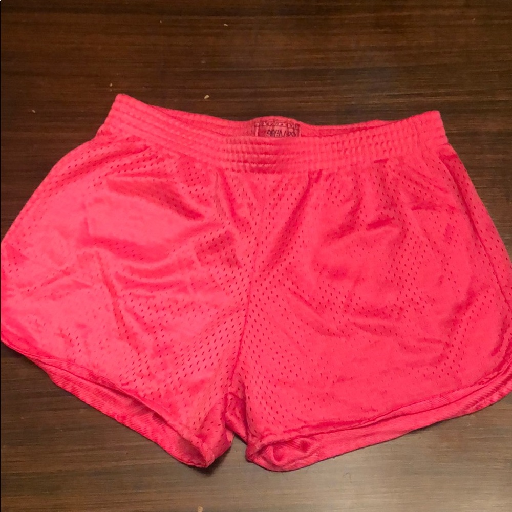 So Nikki pink mesh athletic shorts. Size 14 (L)